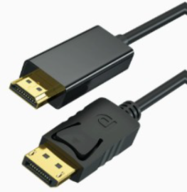 CDP-H1.8-4K 1.8M Length, 4K DP Male to HDMI Male Cable