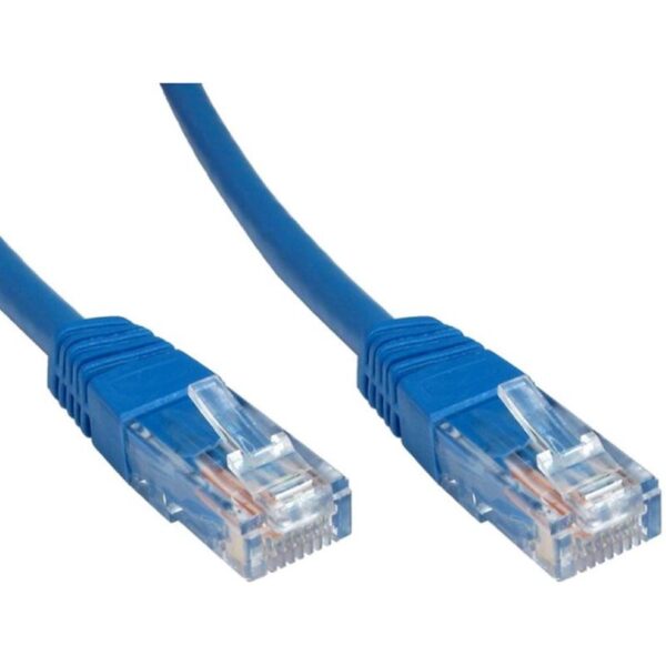 Patch kabal CAT6A, 0.5m blue
