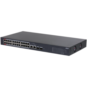 Dahua CS4226-24ET-240 Cloud upravljivi Layer 2 PoE 26-portni switch sa 2 RJ45 uplink-a i 2 SFP uplink-a