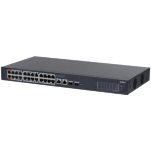 Dahua CS4228-24GT-375 Cloud upravljivi Layer 2 PoE 28-portni gigabitni switch sa 2 RJ45 uplink-a i 2 SFP uplink-a