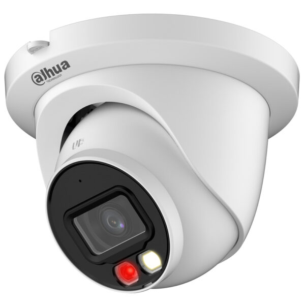 Dahua IPC-HDW2249TM-S-IL-0280B AI IP 2MP eyeball kamera sa hibridnim iluminatorima; Wizsense serija; 2.8mm; IC 30m; Beli LED; IP67; Micro SD slot; Mikrofon; Starlight, SMD+