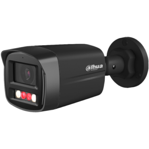 Dahua IPC-HFW1439TL1-A-IL-0280B-BLACK IP 4MP bullet kamera sa hibridnim iluminatorima; Entry serija; 2.8mm; Smart IC 30m; Beli LED 30m; RJ45; IP67; Mikrofon; SMD Human; Crna boja