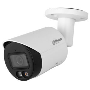 Dahua IPC-HFW2549S-S-IL-0280B AI IP 5MP bullet kamera sa hibridnim iluminatorima; Wizsense serija; 2.8mm; Smart IC 30m; Beli LED; RJ45; IP67; Micro SD slot; Mikrofon; Starlight; SMD+
