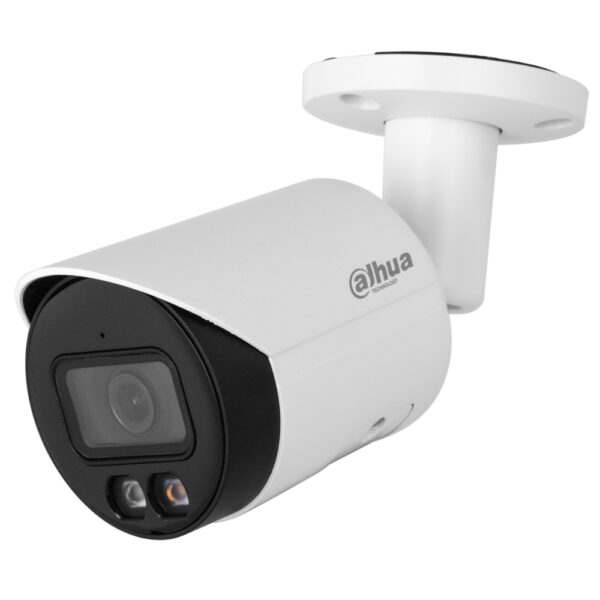 Dahua IPC-HFW2549S-S-IL-0280B AI IP 5MP bullet kamera sa hibridnim iluminatorima; Wizsense serija; 2.8mm; Smart IC 30m; Beli LED; RJ45; IP67; Micro SD slot; Mikrofon; Starlight; SMD+