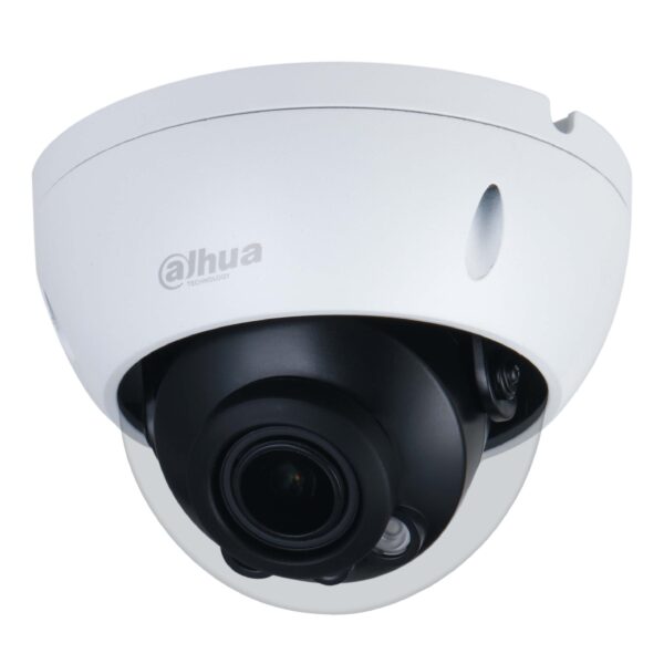 Dahua IPC-HDBW3241R-ZAS-27135 AI IP 2MP anti-vandal dome IC kamera; WizSense serija; 2.7-13.5mm MZ AF; IC 40m; IP67, IK10; Audio I/O; Alarm I/O; Micro SD slot; Starlight; SMD+