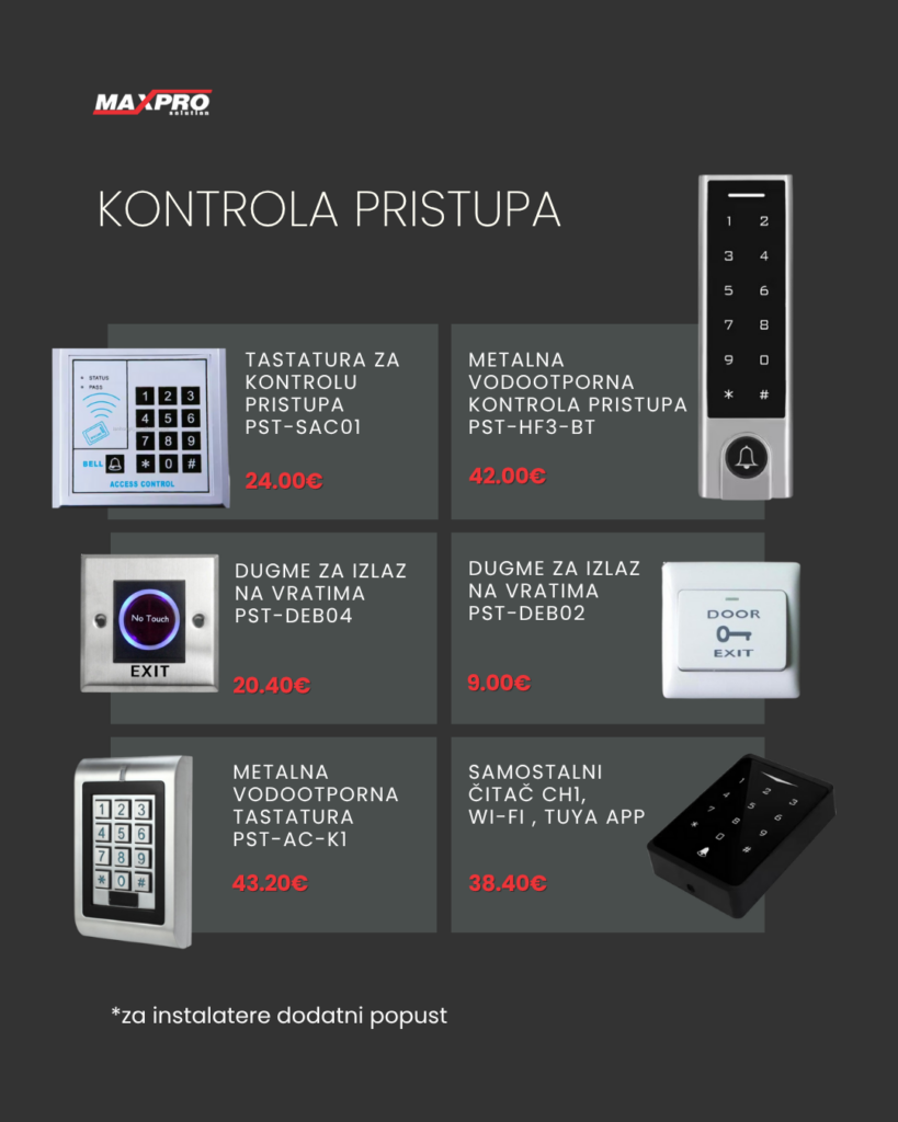 Kontrola pristupa - MAX PRO Solution